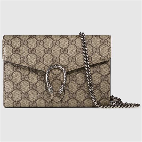 dionysus gucci wallet on chain|gucci gg supreme web wallet.